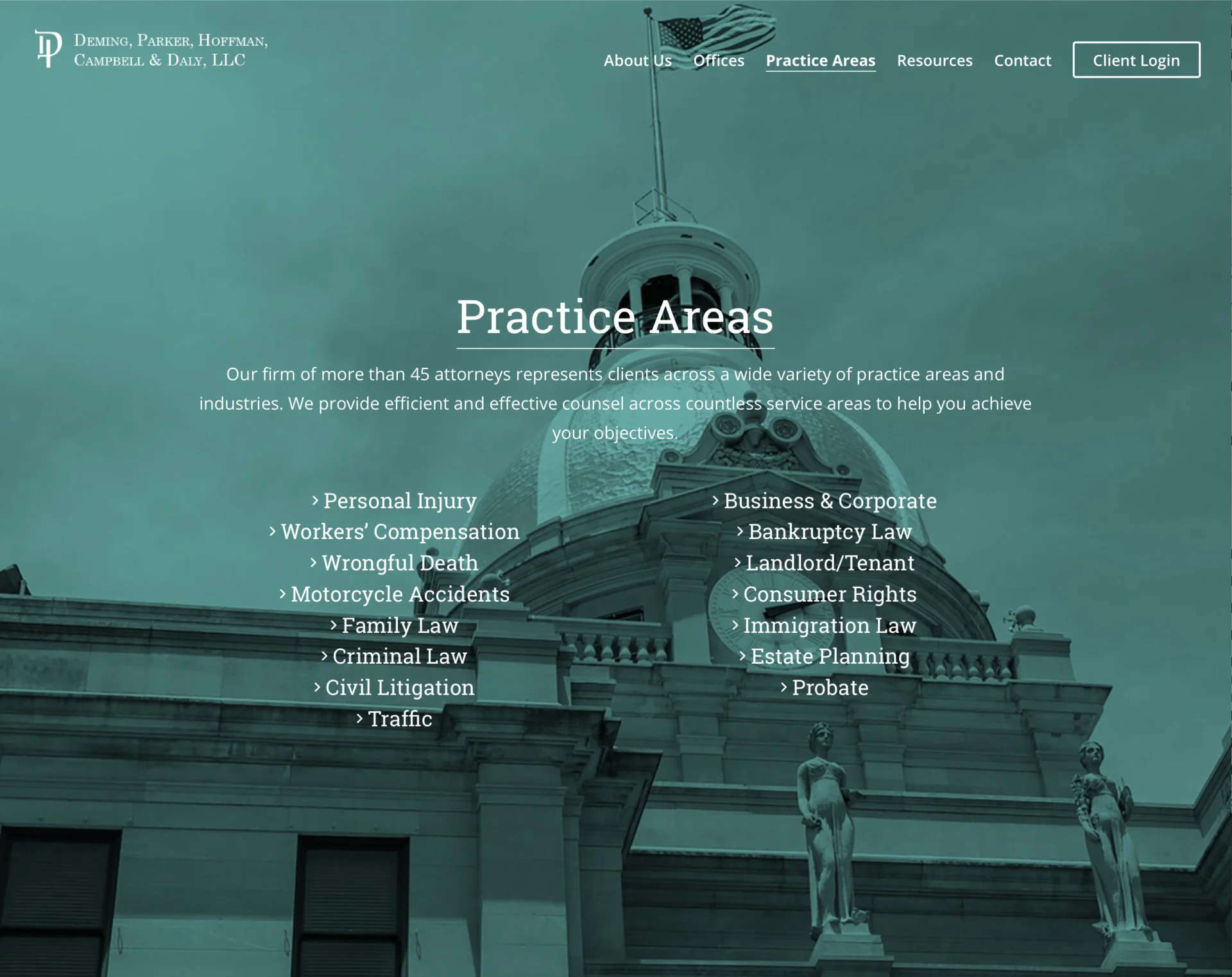 portfolio deming practice areas