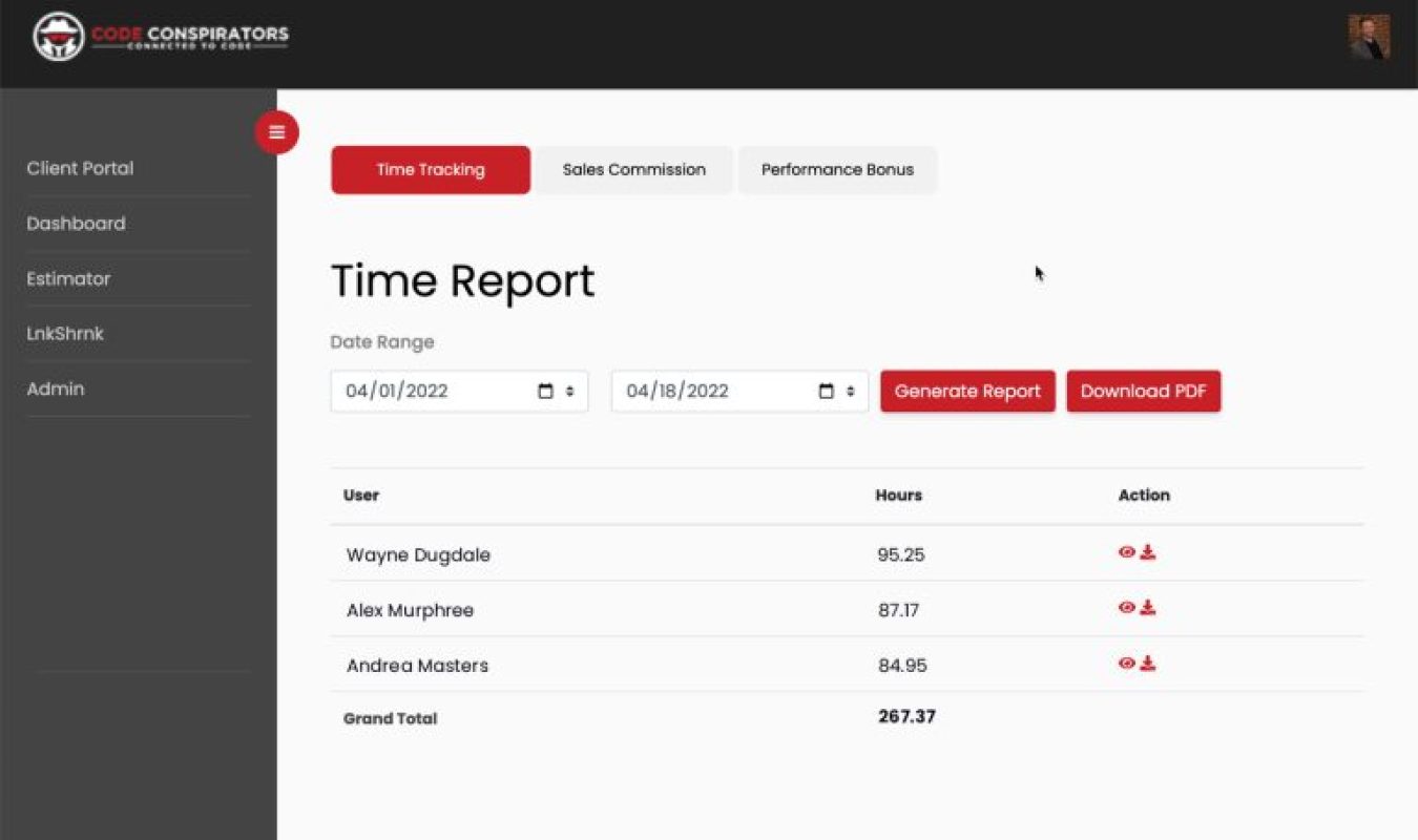 time tracking